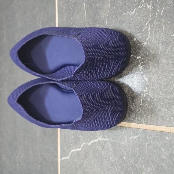 Mia Womens Navy Izzy Flannel Flyknit Flat Slip On Casual Size US 6 M EU 36.5 - Picture 3 of 8